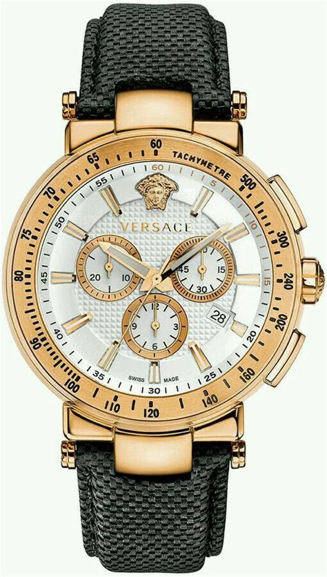 versace watches automatic|Versace chronograph watch.